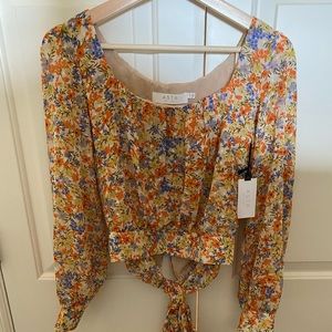 ASTR the Label cropped tie with back tie